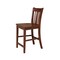 Whitewood Industries Solid Wood San Remo Counter Height Dining Stool - 24" Seat Height S581-102 - alternate 5